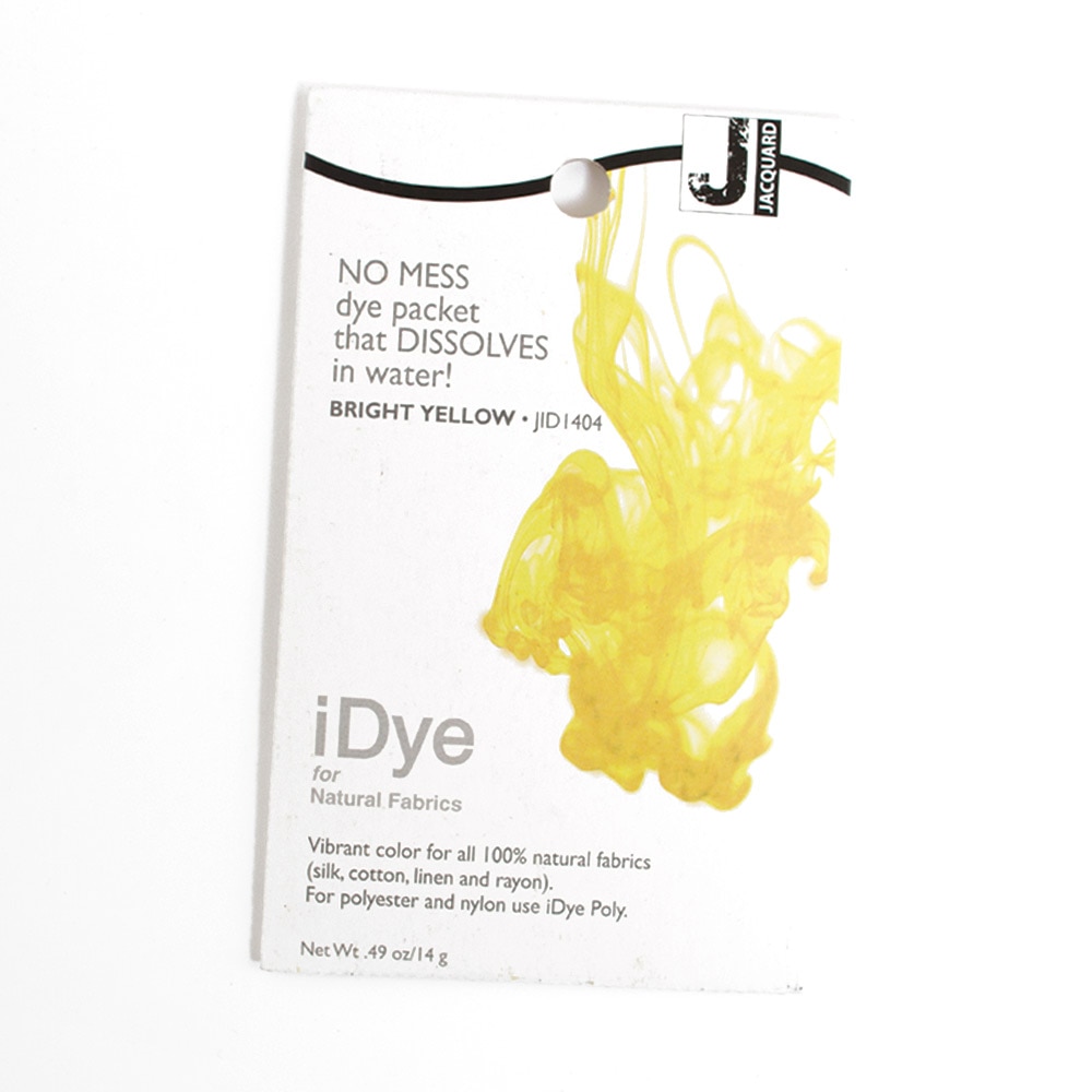 Jacquard, Fabric Dye, Art & School, iDye, 14gm, 47171, Bright Yellow